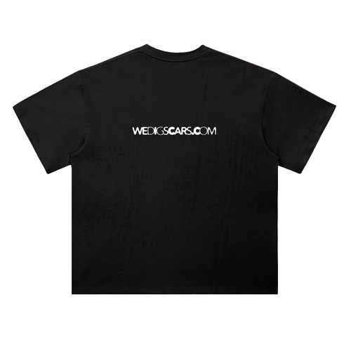 Ribbed Neck Unisex Groovy Ribbon Tee | Organic Cotton